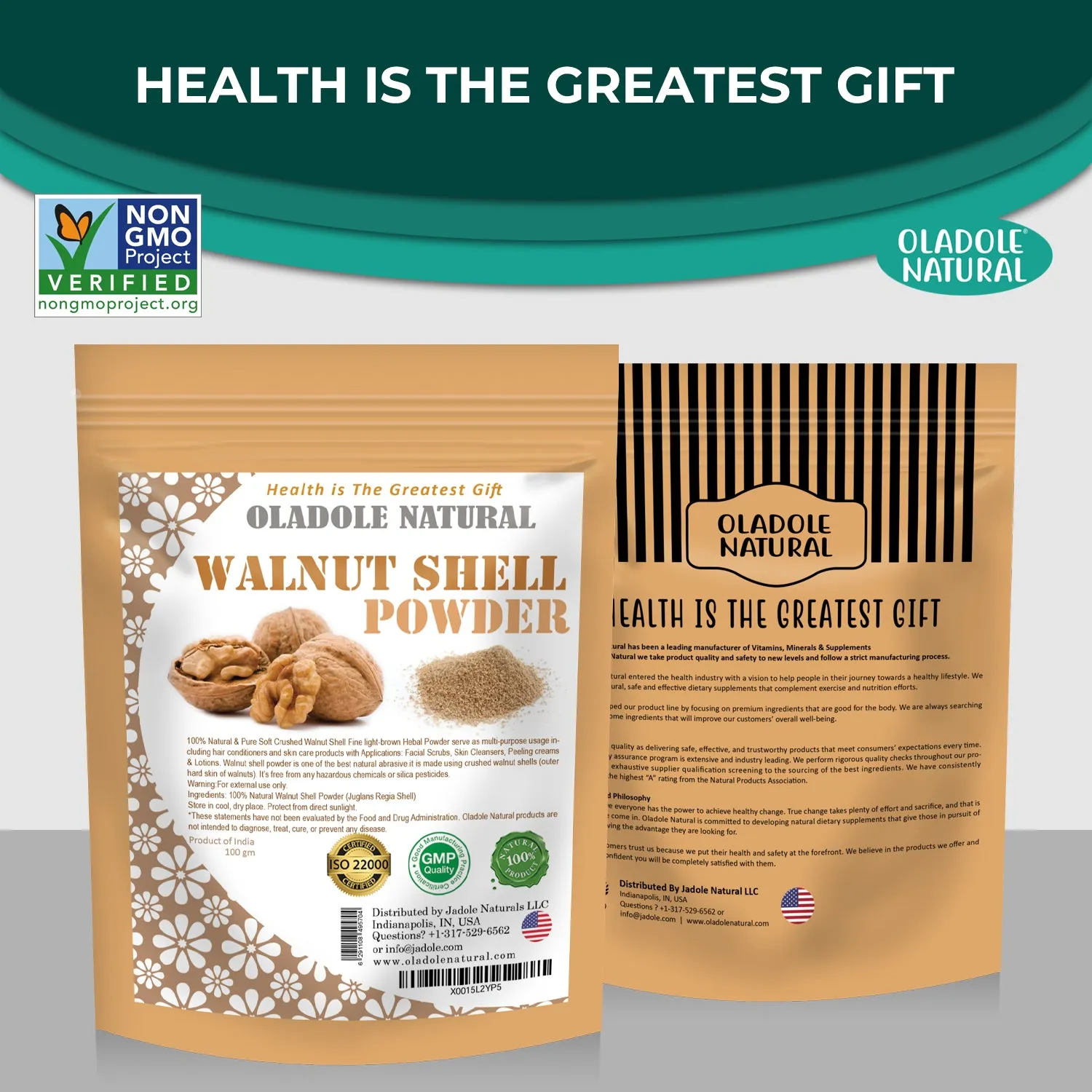 100% Natural Walnut Shell Powder 100g