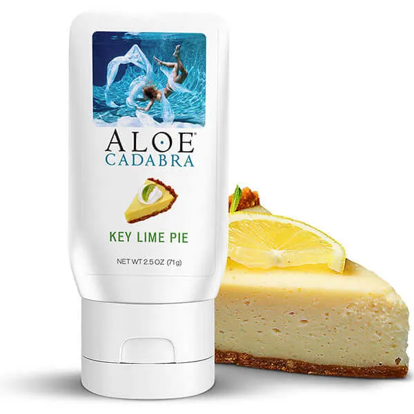 Aloe Cadabra Organic Lubricant Key Lime Pie Flavor 2.5 Oz