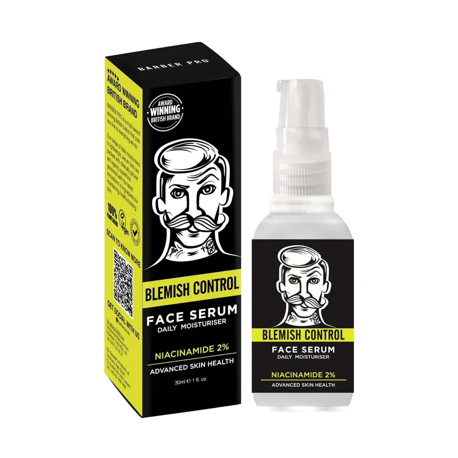 Barber Pro Blemish Control Niacinamide 2% Face Serum (30ml)