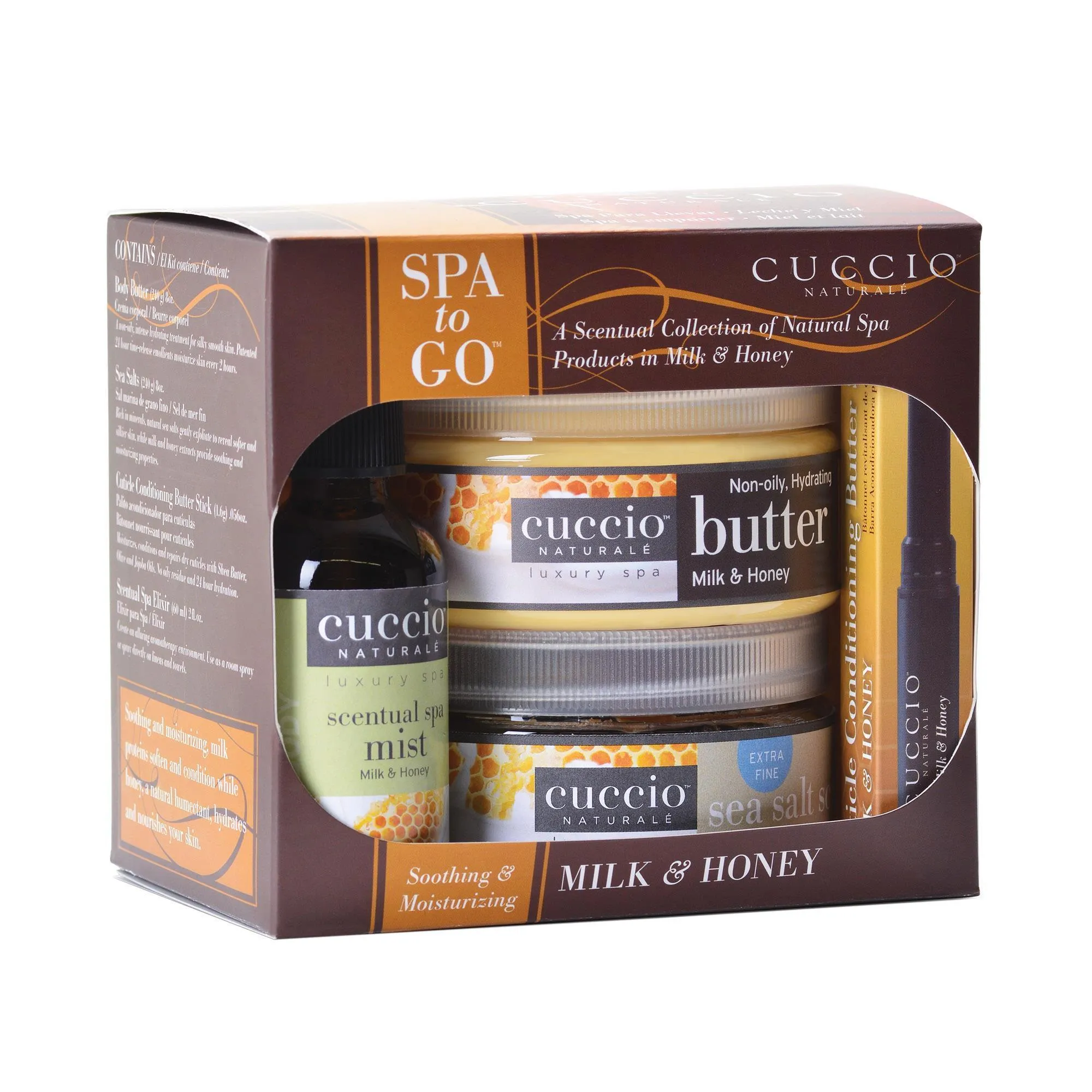 Cuccio Spa to Go Kit