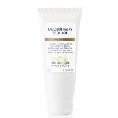 Emulsion Mains PIGM 400 -- Brightening   Dark Spot Correcting Hand Emulsion