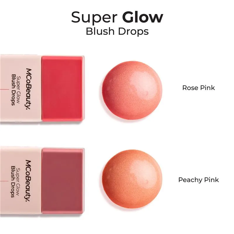 MCOBEAUTY Super Glow Blush Drops - Rose Pink