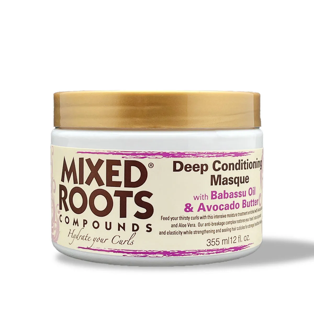 Mixed Roots Compounds Deep Conditioning Masque 355ml Babassu & Avocado Butter