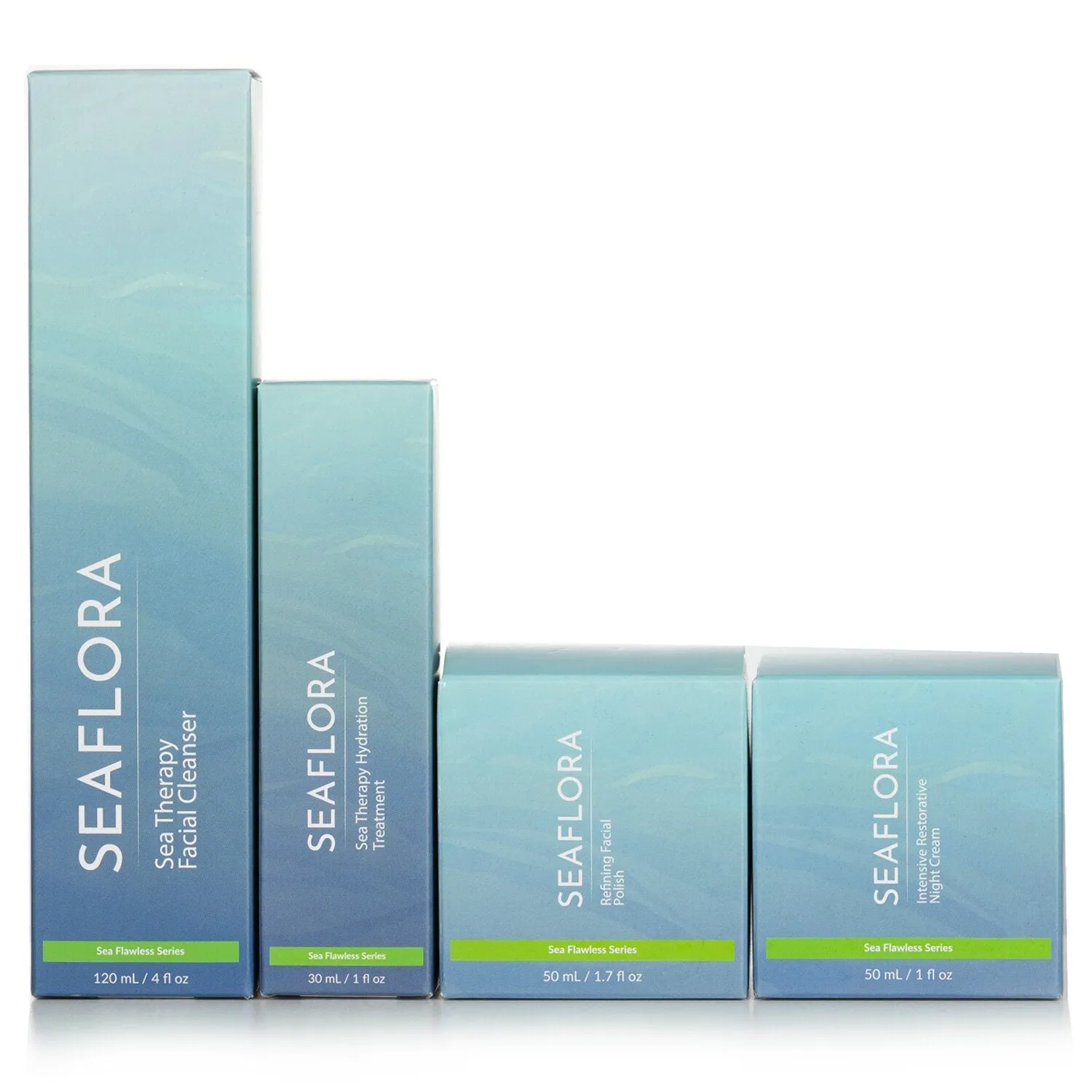 SEAFLORA - Graceful Anti-Aging Set: Cleanser 120ml   Polish 50ml   Treatment 30ml   Night Cream 50ml   Eye Mask 10pcs RGBAA01 /784435 5pcs