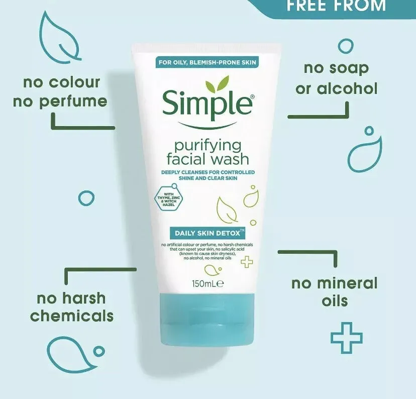 Simple  Purifying Facial Wash