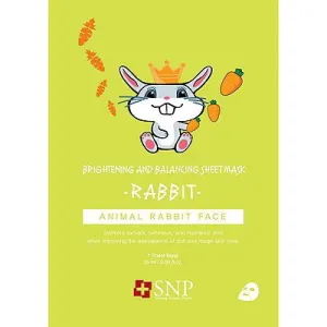 SNP Rabbit Brightening and Balancing Sheet Mask