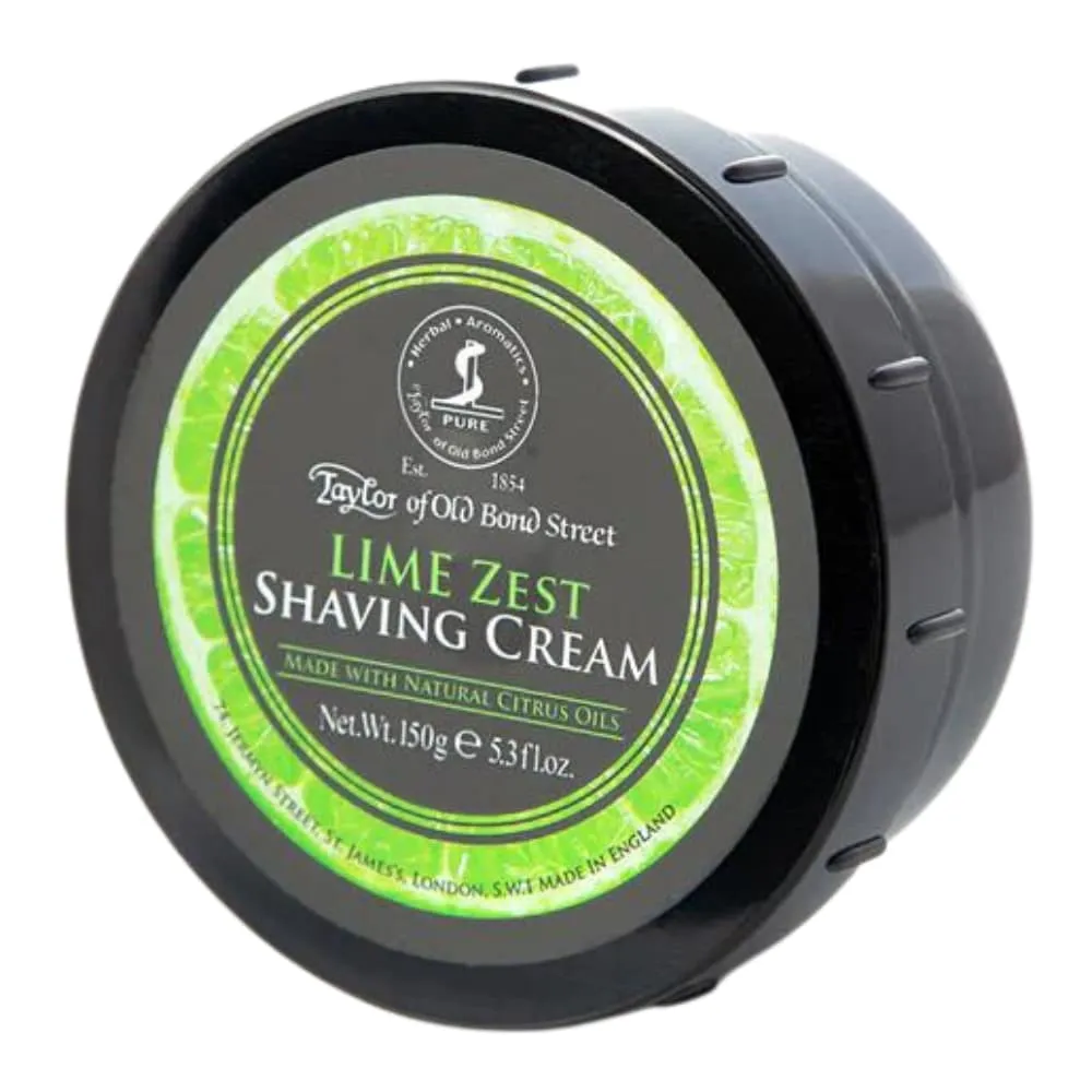 Taylor of Old Bond Street Lime Zest Shaving Cream 150g