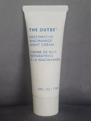 The Outset Restorative Niacinamide Night Cream 7.5ml Mini size New