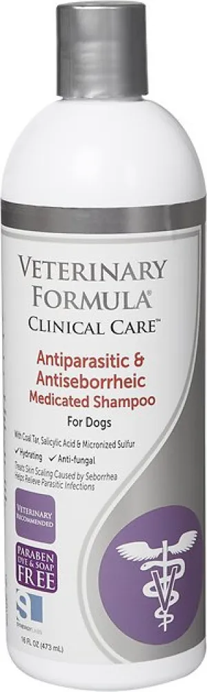 Veterinary Formula Clinical Care Antiparasitic & Antiseborrheic Medicated Shampoo